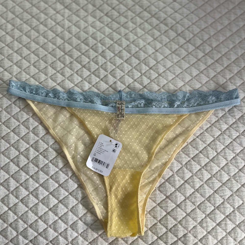 Free People Midweek Mesh cheeky underwear NWT (medium)